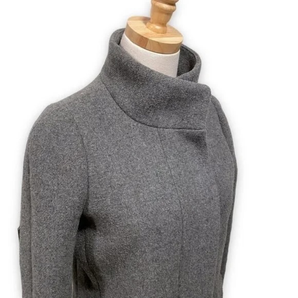 Dark Grey City Coat - Picture 3 of 7